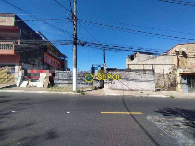 Terreno à venda, 500 m² por R$ 1.200.000,00 - Sapopemba - São Paulo/SP