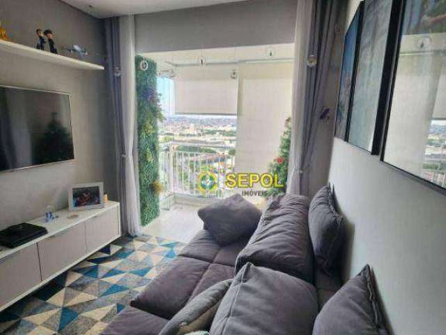 Apartamento com 2 dormitórios à venda, 54 m² por R$ 424.000,00 - Casa Branca - Santo André/SP