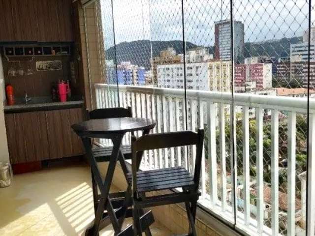 Apartamento na  encruzilhada - Santos - 3 dormitórios - lazer