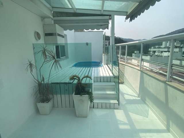 Cobertura 3 quartos, 2 suítes, piscina, churrasqueira, varanda, 120m²