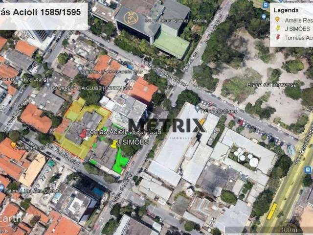 Terreno à venda, 1554 m² por R$ 5.439.000,00 - Dionisio Torres - Fortaleza/CE