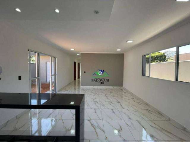 Casa com 3 dormitórios à venda, 90 m² por R$ 595.000,00 - Jardim Itália - Itupeva/SP