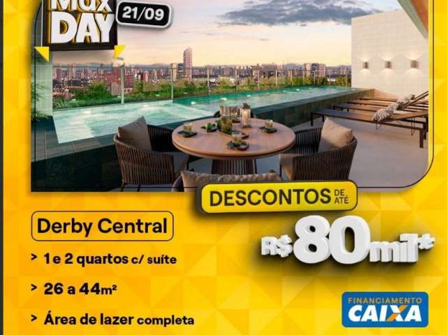 Apartamento no derby centro 2 qts c/suite