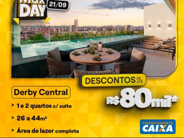 Apartamento com 2 Quartos à venda, 40m² - Derby