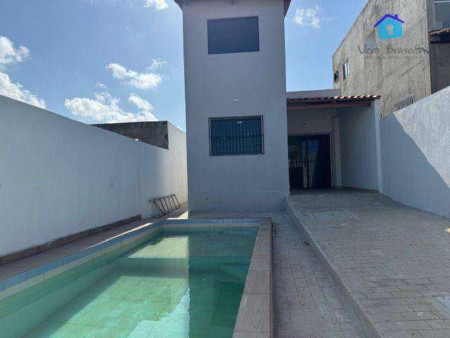 Casa 4 qts, piscina, churrasqueira e solarium!