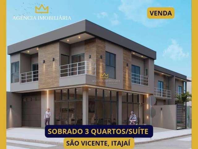 Sobrado 3 quartos - São Vicente - Itajaí/SC