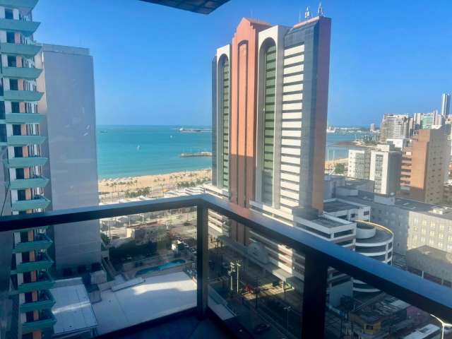 Lindo Apartamento 43m com vista mar, 1 suíte, 1 vaga