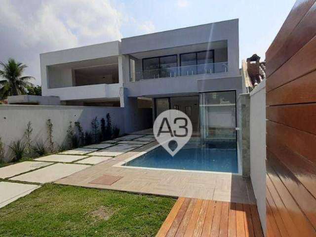 Casa com 4 dormitórios à venda, 310 m² por R$ 3.950.000,00 - Barra da Tijuca - Rio de Janeiro/RJ