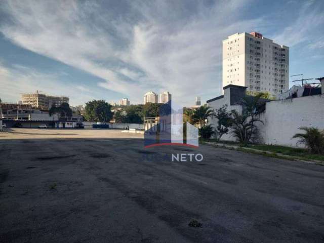 Terreno para alugar, 7027 m² por R$ 56.190,32/mês - Vila Camilópolis - Santo André/SP