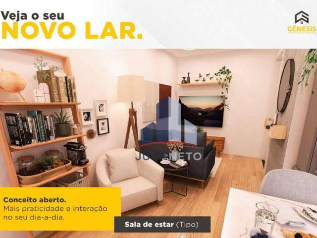 Apartamento com 2 dormitórios à venda, 48 m² por R$ 335.000,00 - Vila Guarani - Santo André/SP