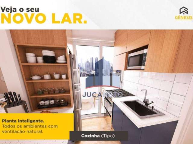 Apartamento com 2 dormitórios à venda, 45 m² por R$ 315.000 - Vila Guarani - Santo André/SP