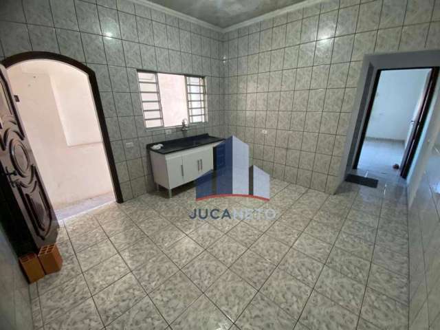 Casa com 1 dormitório para alugar, 50 m² por R$ 750,00/mês - Vila Flórida - Mauá/SP