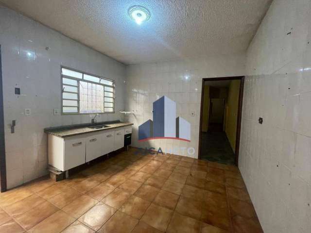 Casa com 2 dormitórios para alugar, 120 m² por R$ 1.550,00/mês - Jardim Mauá - Mauá/SP