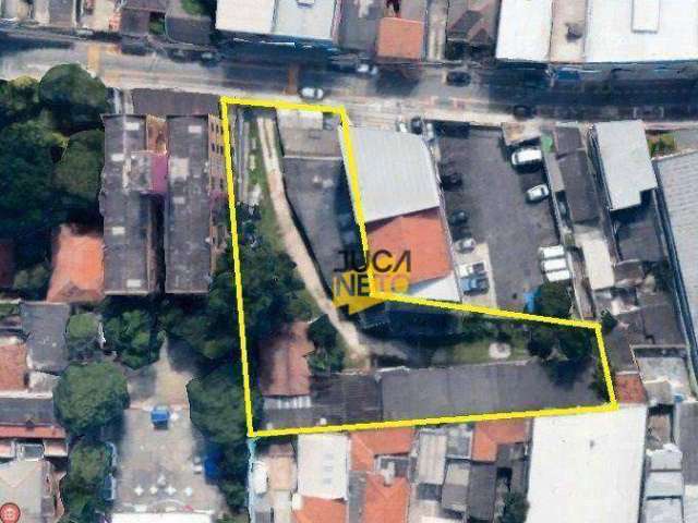 Terreno à venda, 2112 m² por R$ 6.000.000,00 - Vila Ana Maria - Mauá/SP