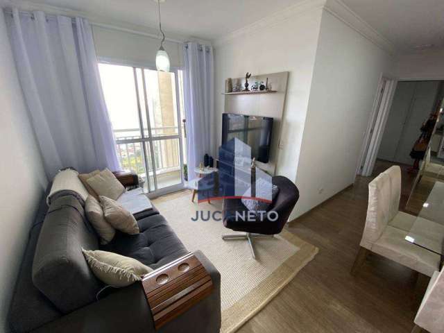 Apartamento com 2 dormitórios à venda, 52 m² por R$ 330.000,00 - Vila Falchi - Mauá/SP