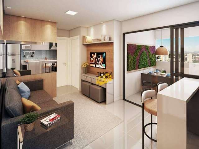 Apartamento com 2 dormitórios para alugar, 45 m² por R$ 2.940/mês - Vila Assis Brasil - Mauá/SP