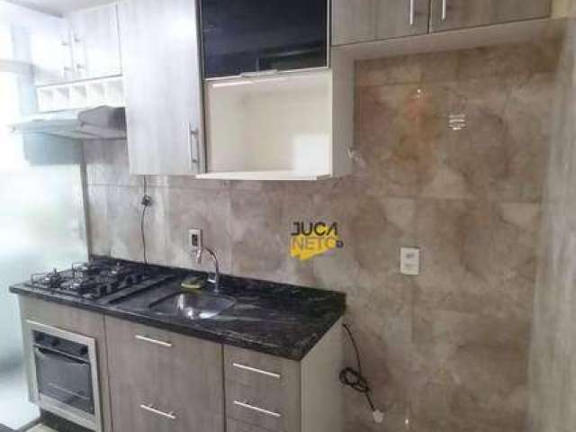 Apartamento com 2 dormitórios para alugar, 49 m² por R$ 1.890/mês - Parque São Vicente - Mauá/SP