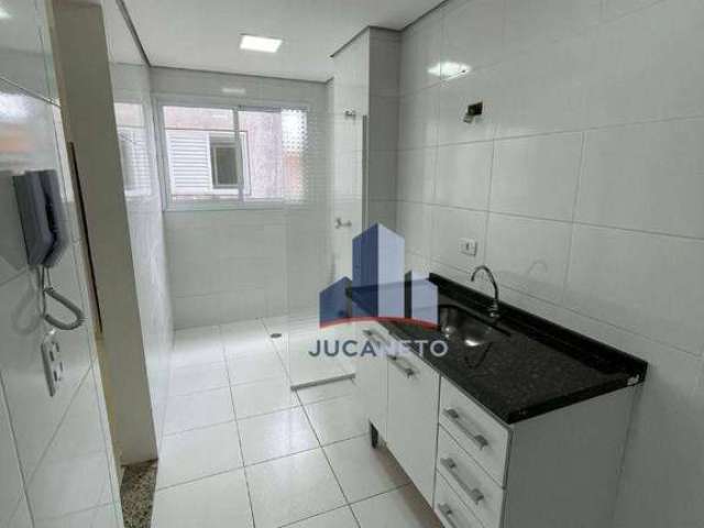 Apartamento com 2 dormitórios para alugar, 57 m² por R$ 1.600,00/mês - Vila Nossa Senhora das Vitórias - Mauá/SP