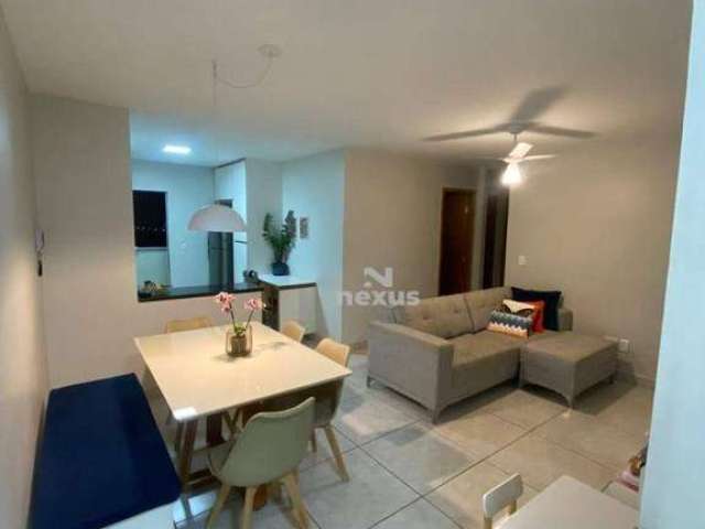 Apartamento com 3 dormitórios à venda, 70 m² por R$ 285.000,00 - Jardim das Palmeiras - Uberlândia/MG