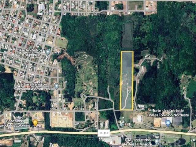 Excelente área de terra com 5,8 ha, em ótima localização podendo ser usada para indústria ou loteamento residencial.  ##Possibilidade de parcelamento em áreas menores.##