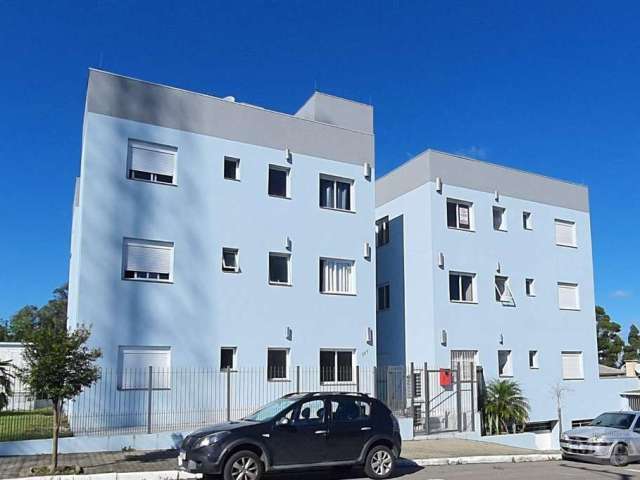 Apartamento composto por dois dormitórios, sala e cozinha, banheiro social, área de serviço e um box de garagem. Aceita como parte do pagamento automóvel. Área privativa 56,23 m. Área do box 12,00 m.