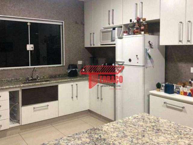 Sobrado com 3 dormitórios à venda, 190 m² por R$ 872.340,57 - Vila Tibiriçá - Santo André/SP