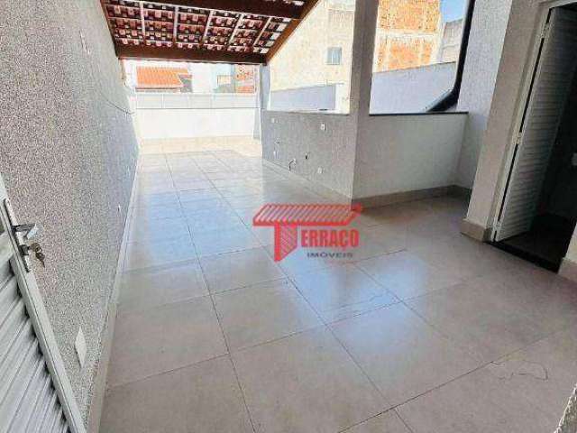 Cobertura com 2 dormitórios à venda, 56 m² - Vila Humaitá - Santo André/SP