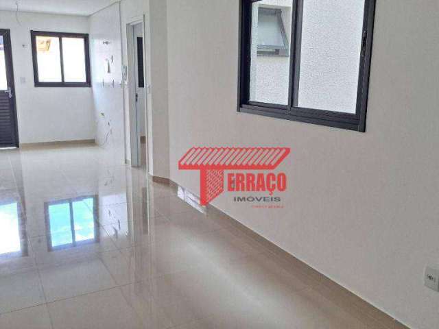 Apartamento com 2 dormitórios à venda, 47 m² por R$ 469.000,00 - Campestre - Santo André/SP