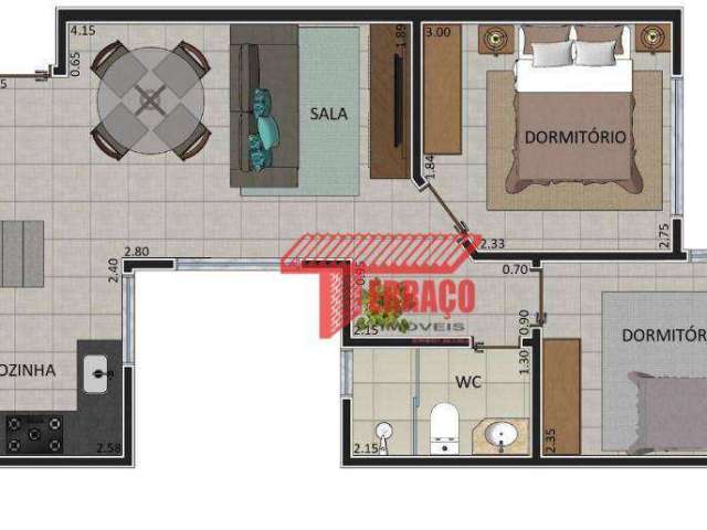 Cobertura com 2 dormitórios à venda, 115 m² por R$ 530.000 - Vila Linda - Santo André/SP