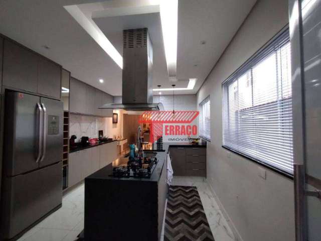 Sobrado com 4 dormitórios à venda, 204 m² por R$ 690.000,00 - Jardim Las Vegas - Santo André/SP