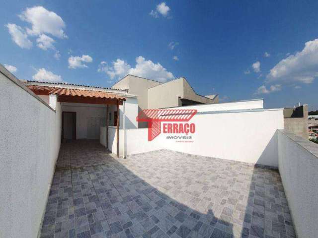 Cobertura com 2 dormitórios à venda, 90 m² por R$ 370.000,00 - Vila Linda - Santo André/SP