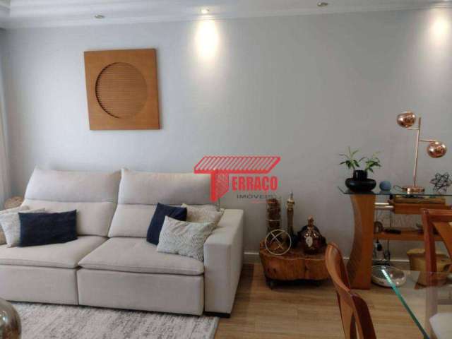 Apartamento com 3 dormitórios à venda, 80 m² - Jardim Bela Vista - Santo André/SP