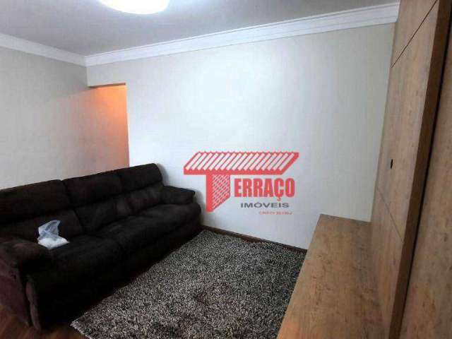 Apartamento com 3 dormitórios à venda, 75 m²  - Vila Apiaí - Santo André/SP