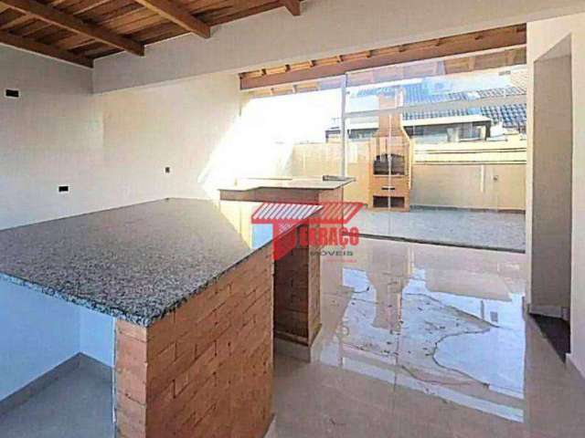 Cobertura com 2 dormitórios à venda, 107 m² - Campestre - Santo André/SP