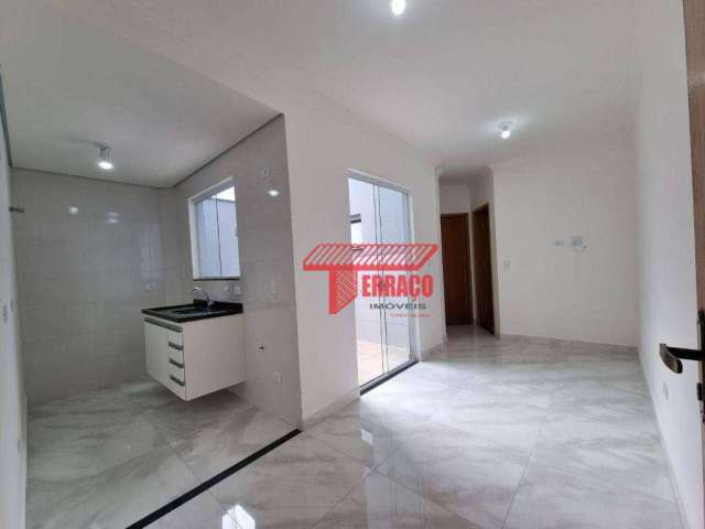 Apartamento com 2 dormitórios para alugar, 50 m² - Vila Marina - Santo André/SP