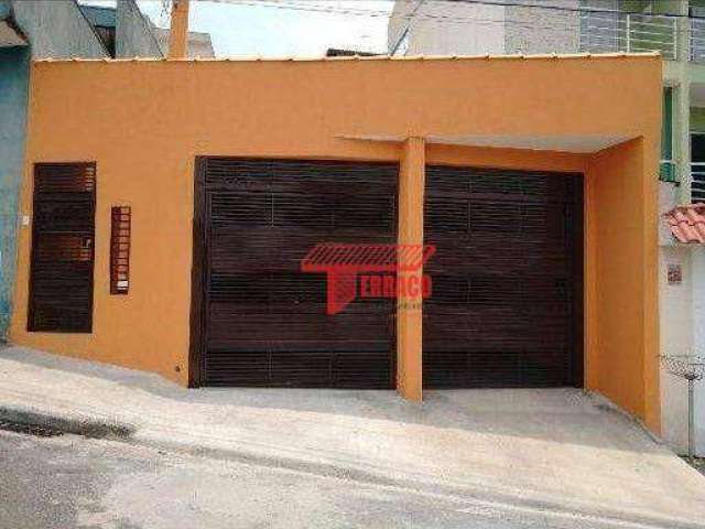 Casa com 2 dormitórios à venda, 107 m²  - Jardim Paraíso - Santo André/SP