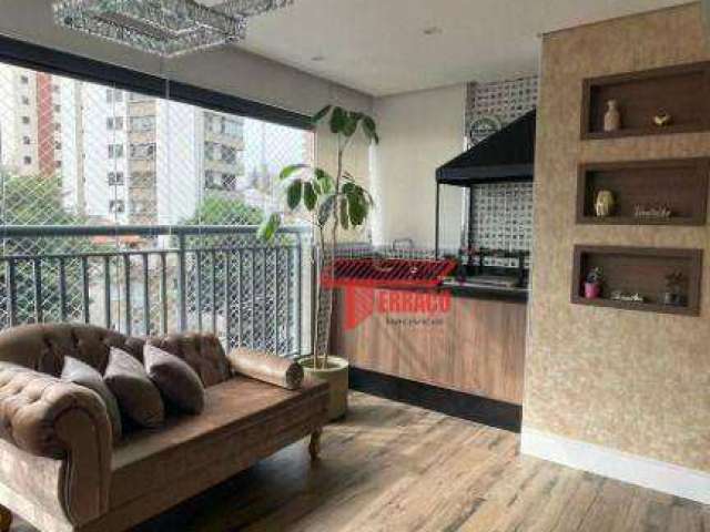 Apartamento com 3 dormitórios à venda, 128 m² por R$ 1.650.000,00 - Vila Gilda - Santo André/SP