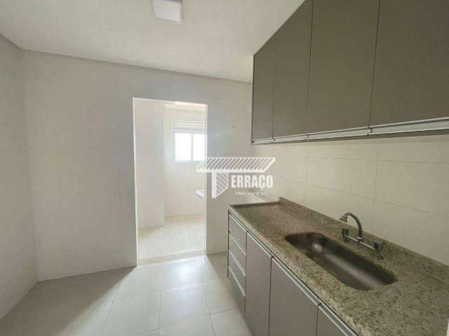 Apartamento com 3 dormitórios para alugar, 76 m² por R$ 3.059,00/mês - Vila Alzira - Santo André/SP