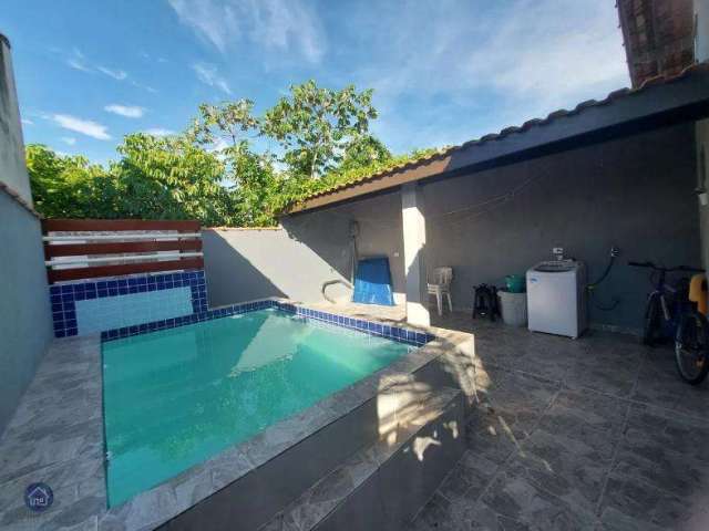 Casa à venda em Itanhaém, Jardim Regina, com churrasqueira e piscina