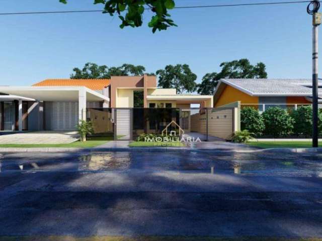 Casa com 3 dormitórios à venda, 80 m² por R$ 520.000,00 - Iguaçu - Fazenda Rio Grande/PR