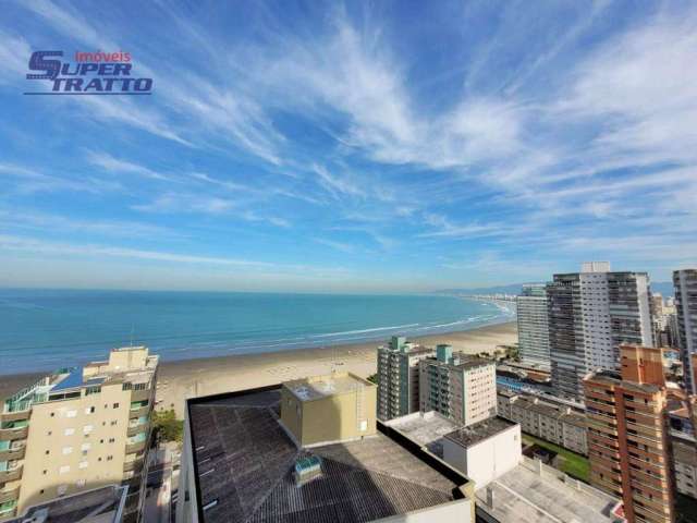 Apartamento com 3 dormitórios à venda, 130 m² por R$ 1.700.000,00 - Canto do Forte - Praia Grande/SP