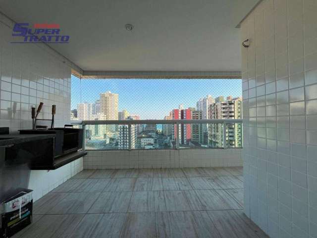 Apartamento com 3 dormitórios à venda, 112 m² por R$ 750.000 - Canto do Forte - Praia Grande/SP