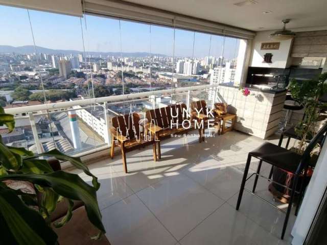 Apartamento com 3 suítes e varanda gourmet à venda na Vila Romana - São Paulo/SP