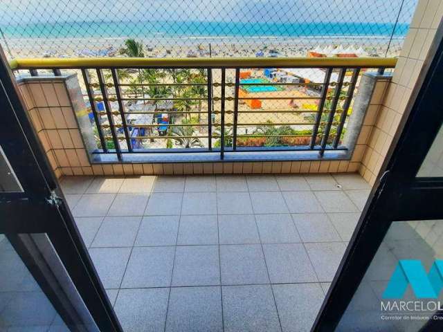 Frente para o mar ! Apartamento 3 quartos, 2 vagas, piscina, Guilhermina PG