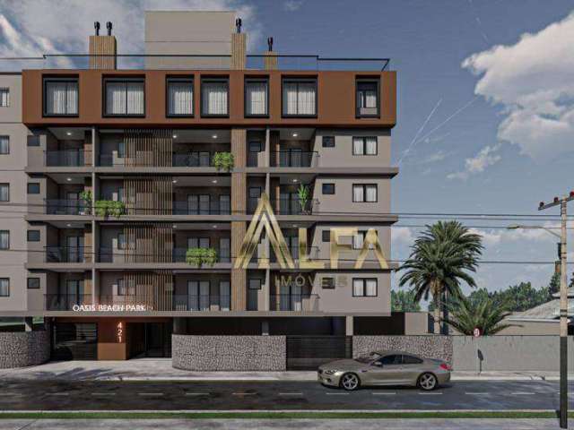 Apartamento com 2 dormitórios à venda, 70 m² por R$ 550.000,00 - Praia de Armação do Itapocorói - Penha/SC