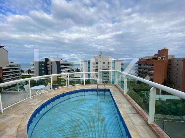 Cobertura à venda e locação anual, com 4 quartos, vista para o mar, 281m2, na riviera de são lourenço – bertioga-sp