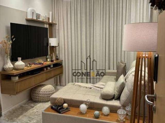 Apartamento com 1 dormitório à venda, 41 m² por R$ 585.000,00 - Campo Grande - Santos/SP