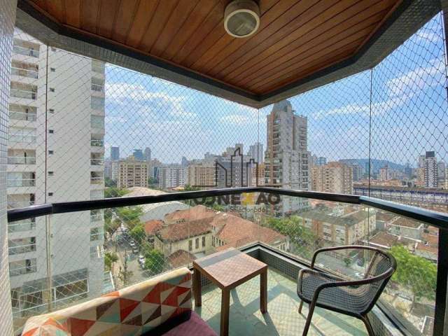 Apartamento com 4 dormitórios, 190 m² - venda por R$ 1.200.000,00 ou aluguel por R$ 6.500,00 - Boqueirão - Santos/SP