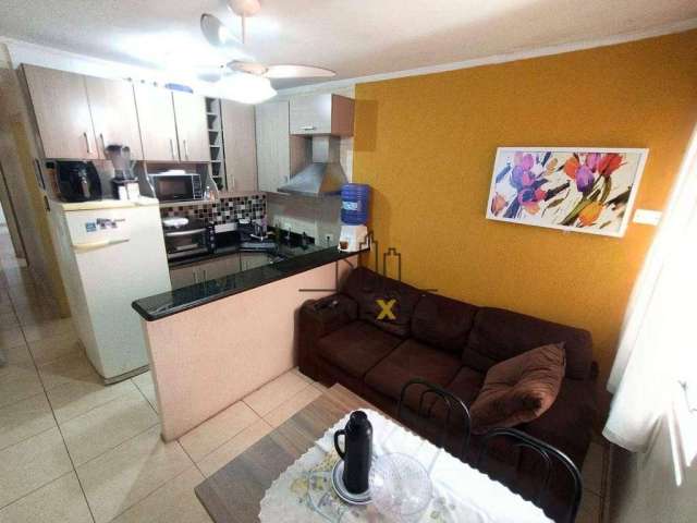 Apartamento com 2 dormitórios à venda, 44 m² por R$ 305.000,00 - José Menino - Santos/SP