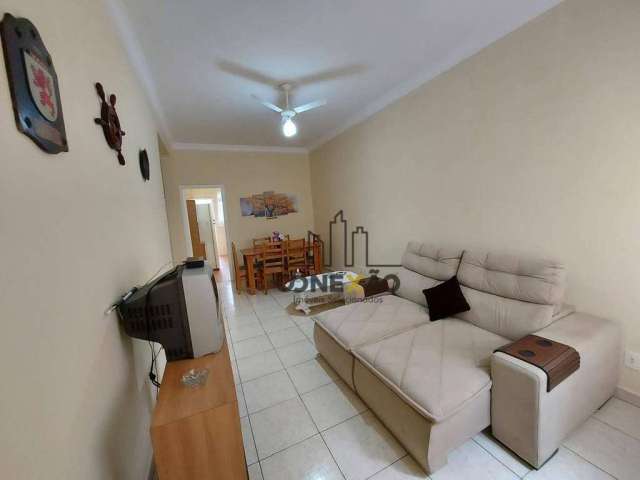 Apartamento, 108 m² - venda por R$ 420.000,01 ou aluguel por R$ 3.300,00/mês - Gonzaga - Santos/SP